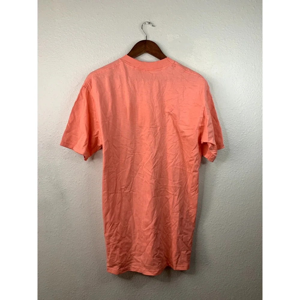 Vintage Smoky Mountains Shirt Pink Gatlinburg Jerzees Teddy Bear T-Shirt VTG L